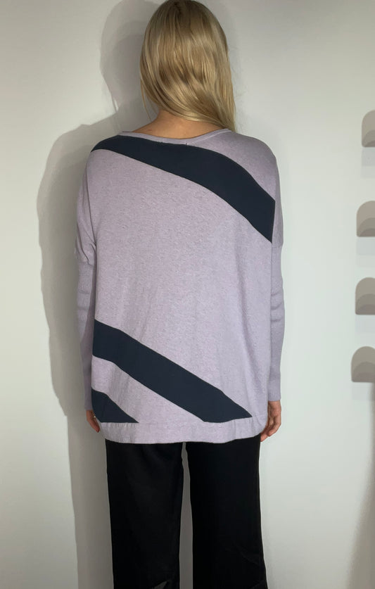 COLOR BLOCK SWEATER