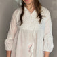 EYELET BEADED TOP