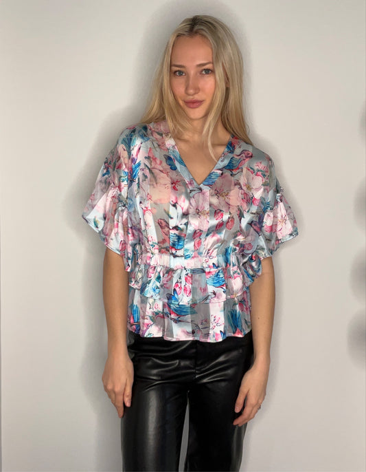 DOLMAN SLEEVE PRINT TOP