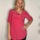 ASYMMETRICAL FRONT ZIP TOP