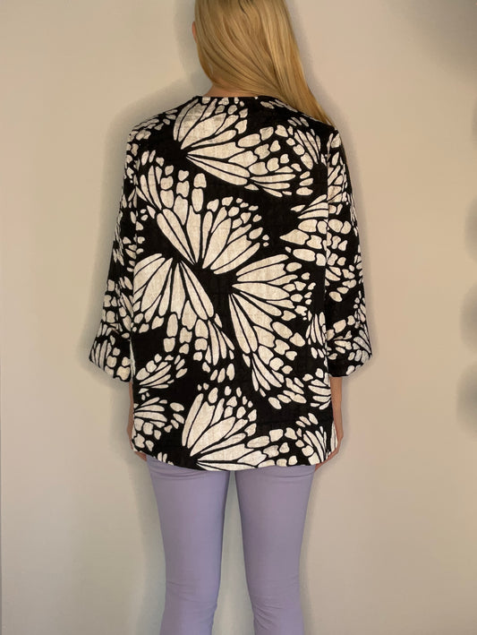 BUTTERFLY JACQUARD JACKET