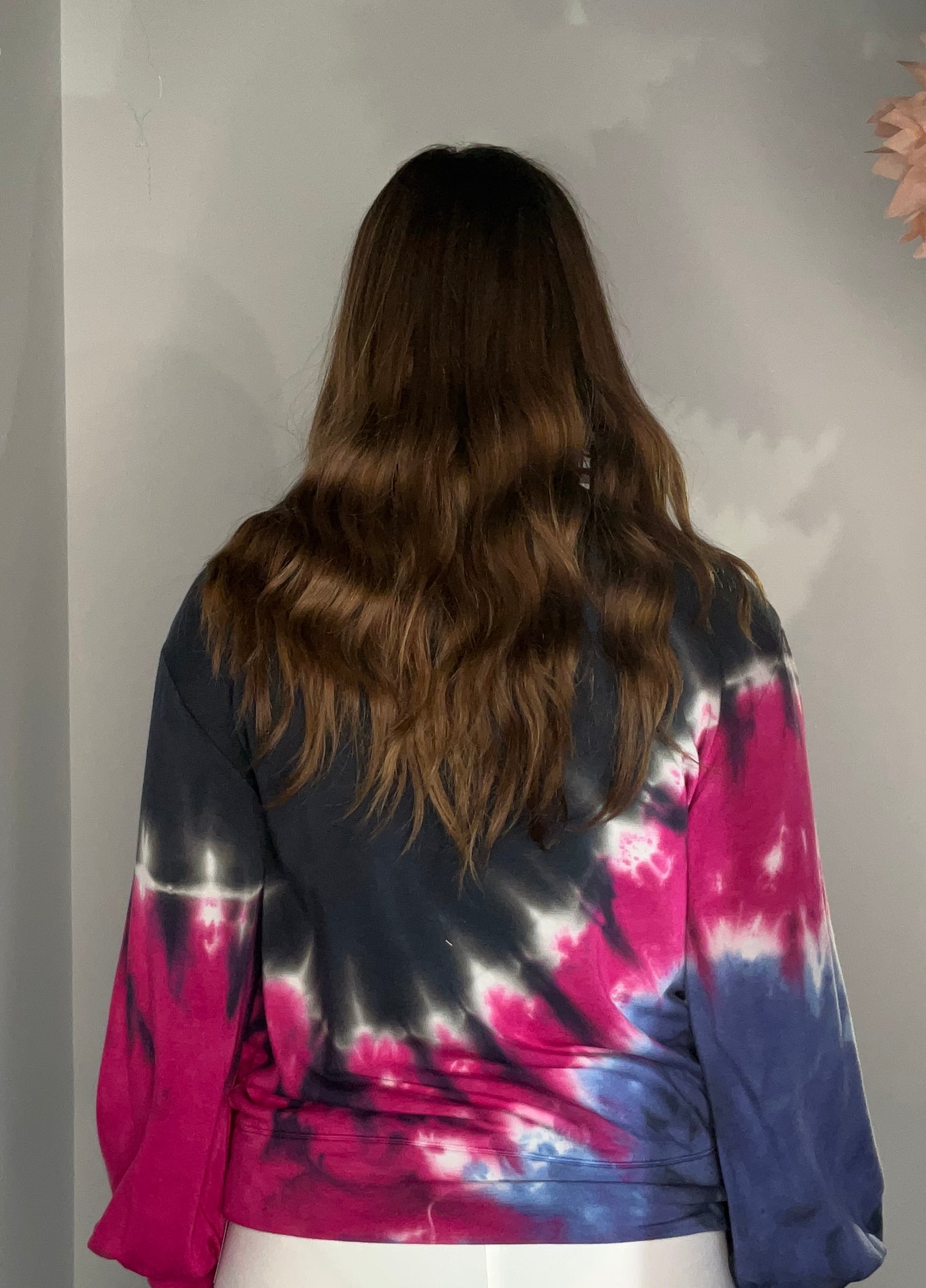 TIE DYE GALAZY SWEATSHIRT