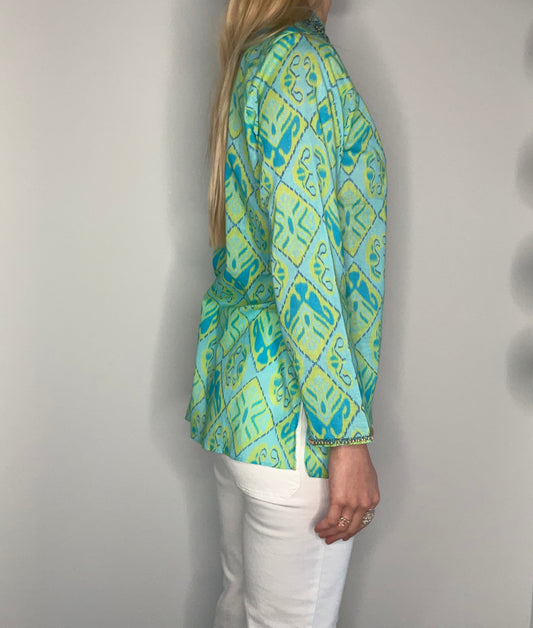 IKATE BEADED TUNIC