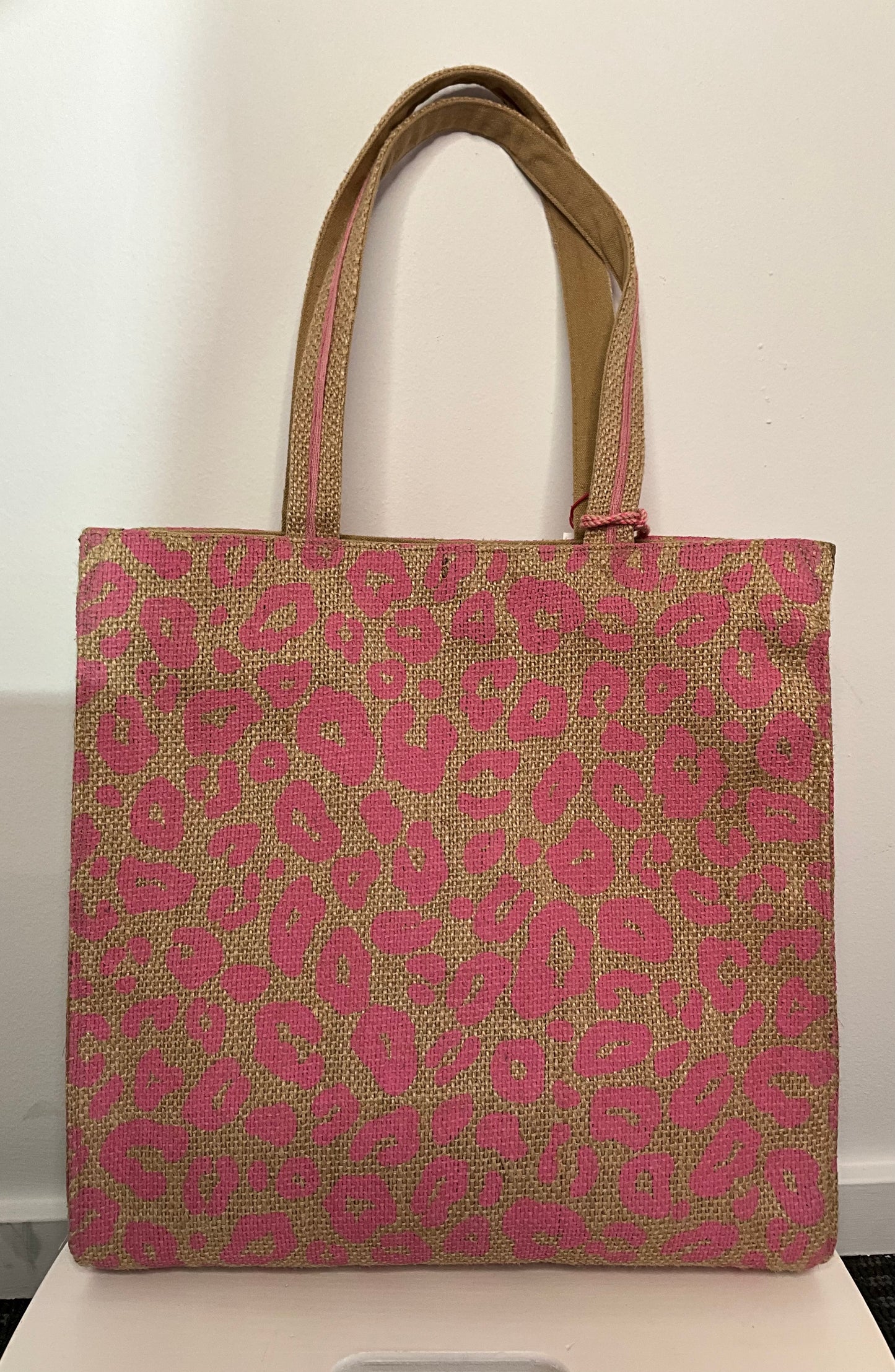 PINK LEOPARD TOTE