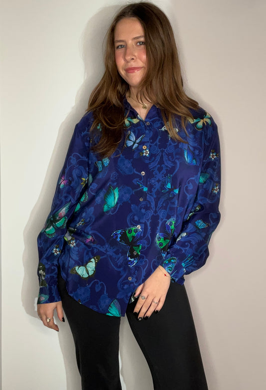 BUTTERFLY DREAMS SILK BLOUSE