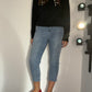 CROPPED FACE JEAN